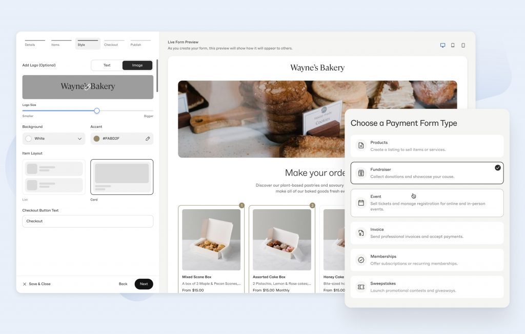 12 Interesting Digital Transformation Examples 3 givepayment feature paymentform min