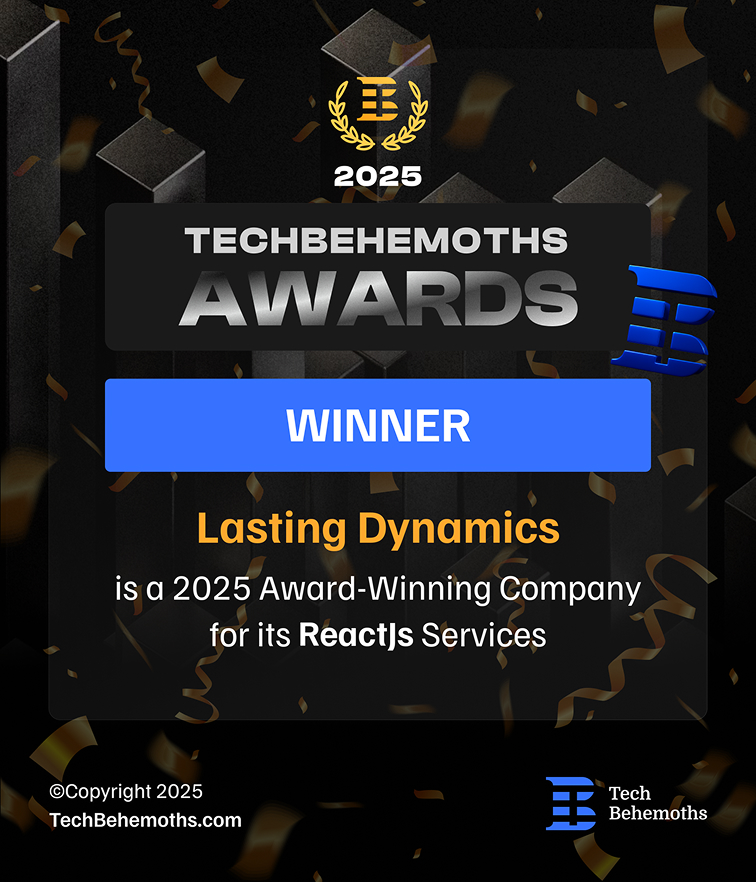 Best React Software Development Company – TechBehemoths Award 2025 3 Best ReactJS Development Company 2025 – TechBehemoths