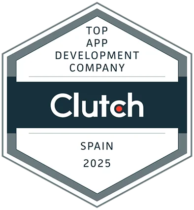 Clutch Top React Developers in Spain 2025 badge