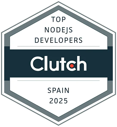 Clutch Top NodeJS Developers in Spain 2025 badge