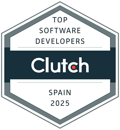 Clutch Top Software Developers in Spain 2025 badge
